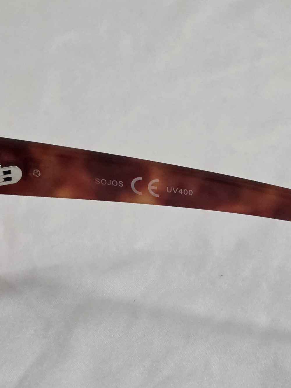 Tortoise Shell Rectangular Sunglasses - Picture 5 of 5